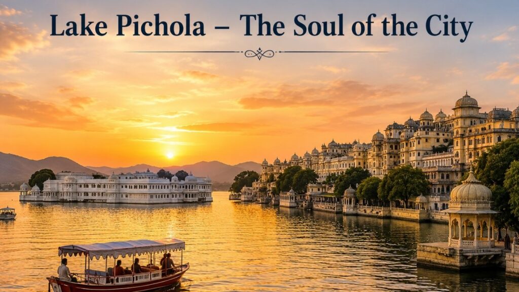 15 Best Places to Visit in Udaipur,
Lake Pichola – The Soul of the City,