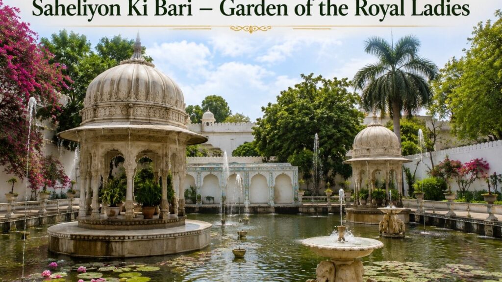 15 Best Places to Visit in Udaipur,
Saheliyon Ki Bari – Garden of the Royal Ladies,