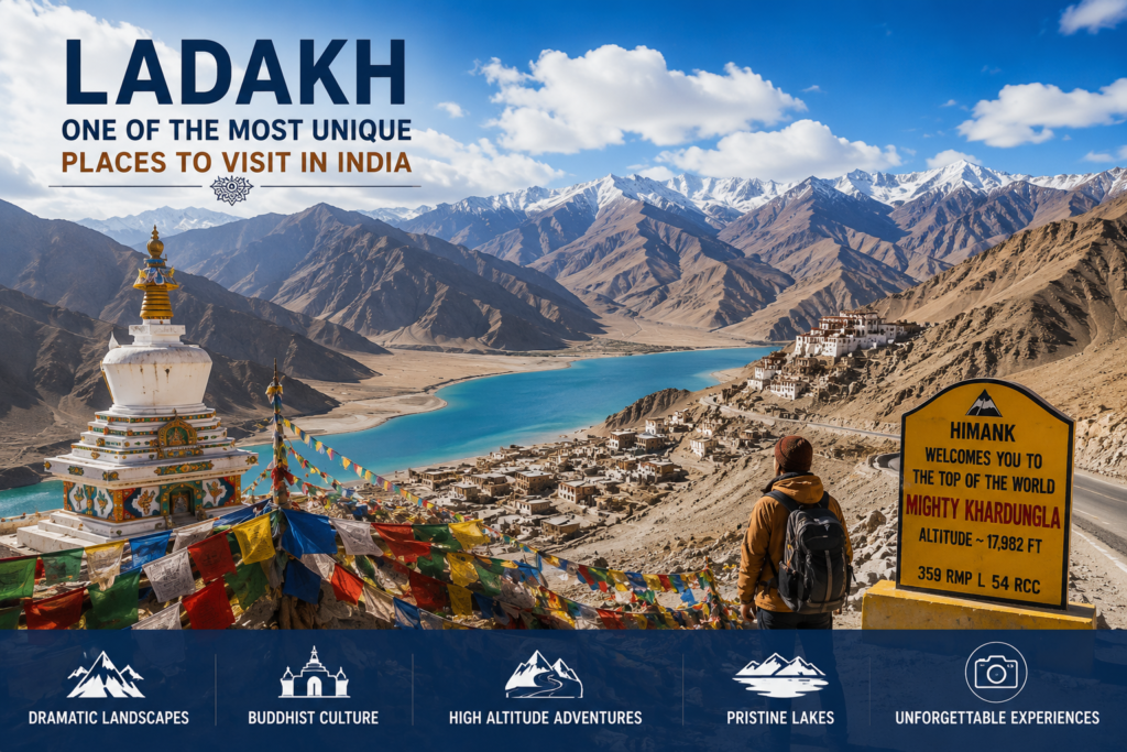 Best Time to Travel in India,
Ladakh: One of the Most Unique Places to Visit in India,