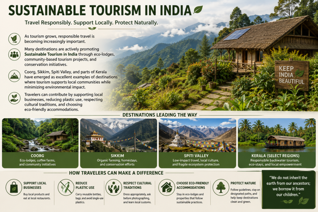Best Time to Travel in India,
Sustainable Tourism in India,