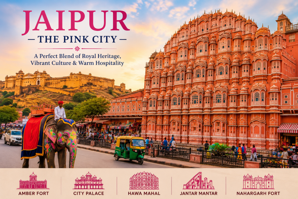 Best Time to Visit Rajasthan,
Jaipur – The Pink City,