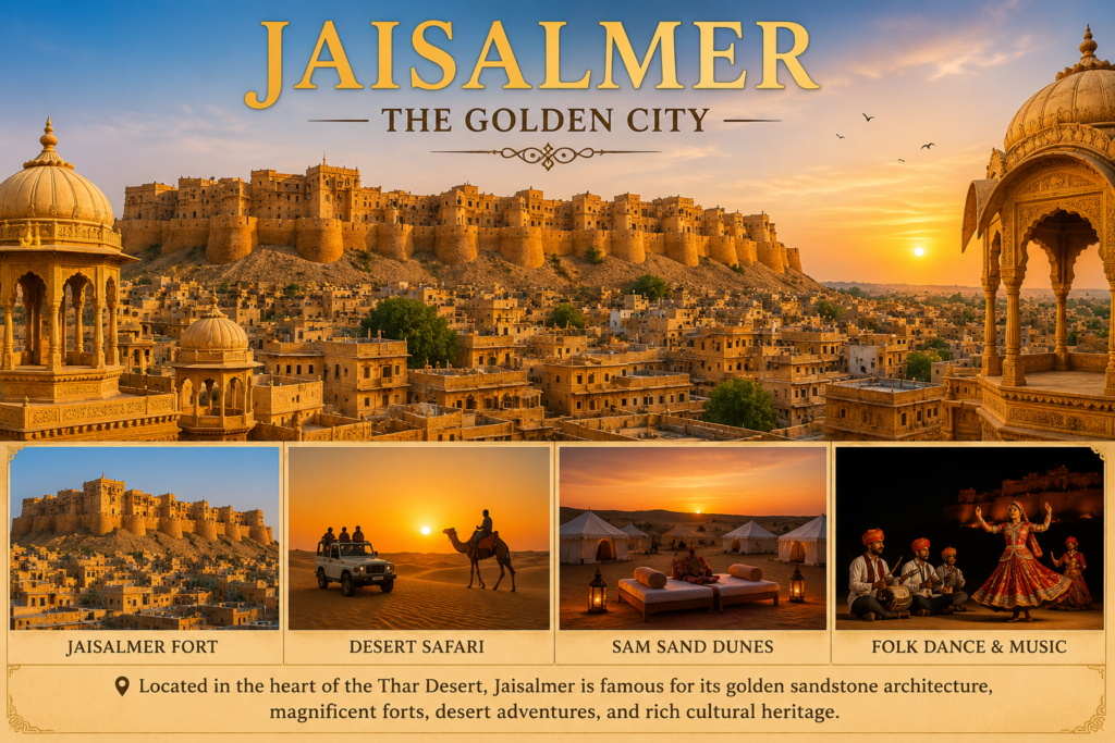 Best Time to Visit Rajasthan,
Jaisalmer – The Golden City,