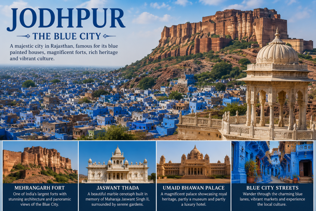 Best Time to Visit Rajasthan,
Jodhpur – The Blue City,