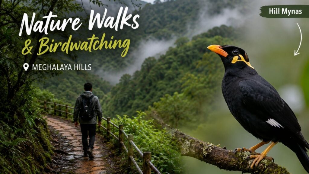 Monsoon in Meghalaya 2026,
Nature Walks and Birdwatching,
Nature walk and birdwatching in Meghalaya,