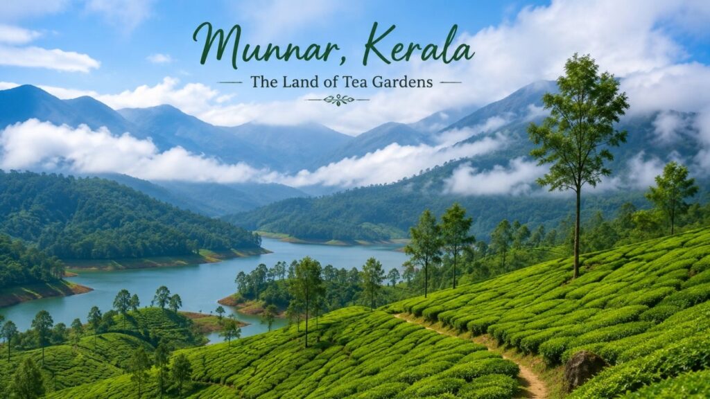 Places to Visit in India in July,
Munnar, Kerala,