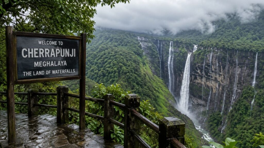 Places to Visit in India in July,
Cherrapunji, Meghalaya,